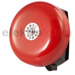 Dzwonek szkolno-alarmowy 230V czerwony