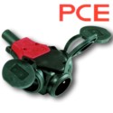 PCE rozgałęźnik gumowy IP44 3x250V 16A