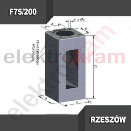 Fundament F75/200 Rzeszów