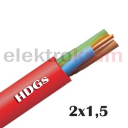 kabel niepalny bezhalogenowy FE180 PH90 HDGs 2x1,5