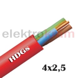 kabel niepalny bezhalogenowy FE180 PH90 HDGs 4x2,5