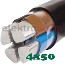 Kabel energetyczny ziemny 06/1kV YAKXS 4x50 SE