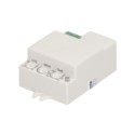 Czujnik ruchu mikrofalowy mini IP20 500W biały