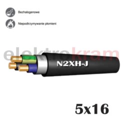 Kabel bezhalogenowy N2XH-J B2ca 0,6/1KV 5x35