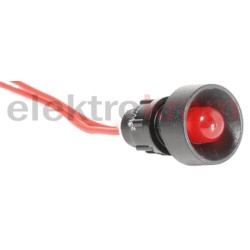 Lampka sygnalizacyjna LED 230V AC LS 10mm czerwona